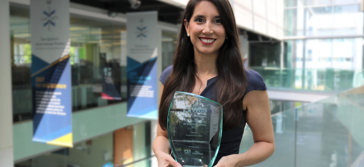Premio nacional en Reino Unido para la doctora ingeniera agrónoma por la UPCT Natalia Falagán